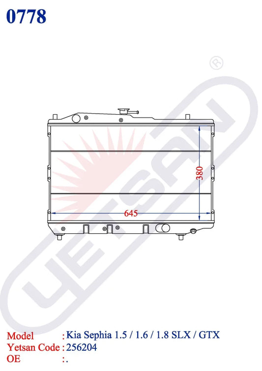 Kia Sephia 1.5 / 1.6 1.8 Slx Gtx