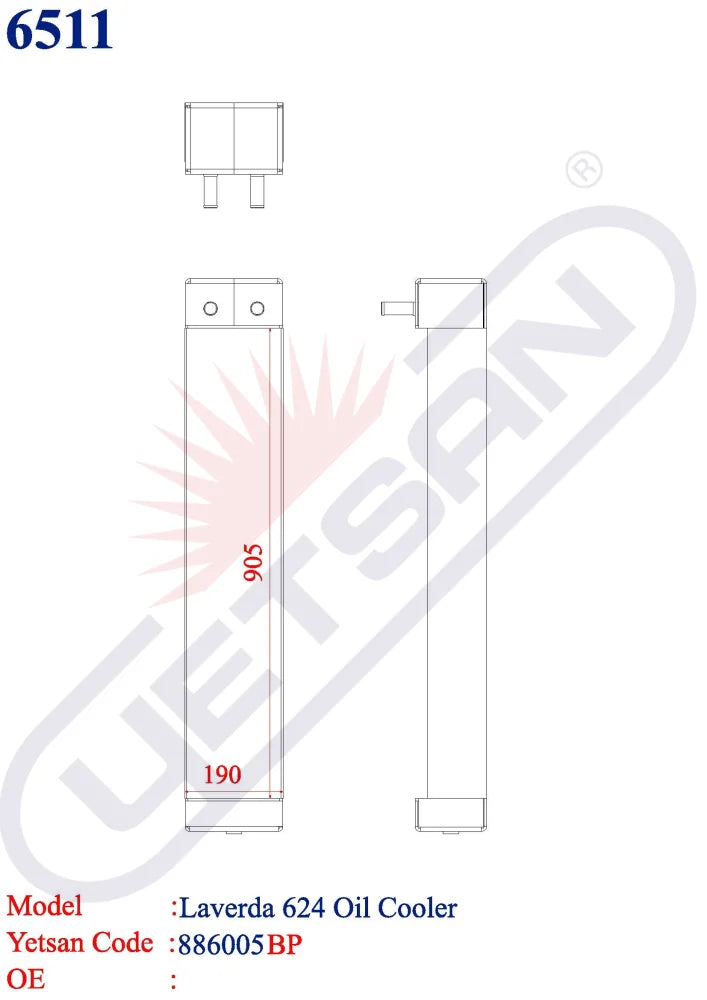 Laverda 624 Oil Cooler