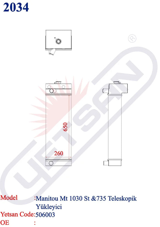 Manitou Mt 1030 St / 73 Telescopic Handlers