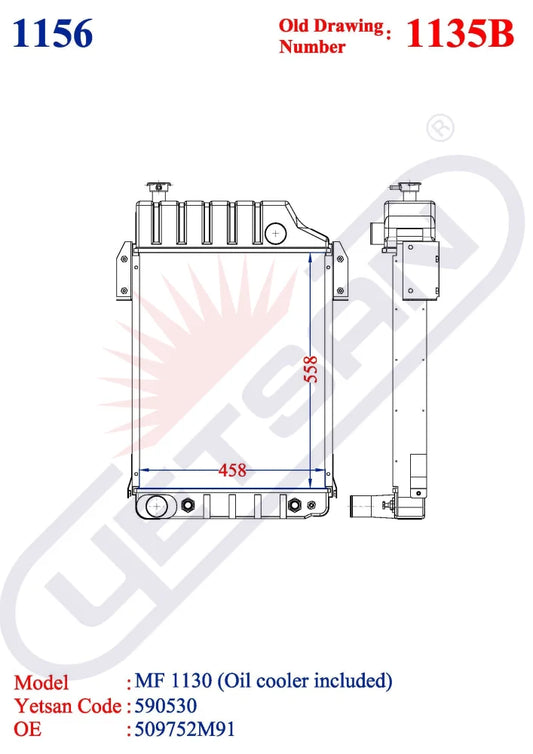 Massey Ferguson 1130 (Oil Cooler Included)