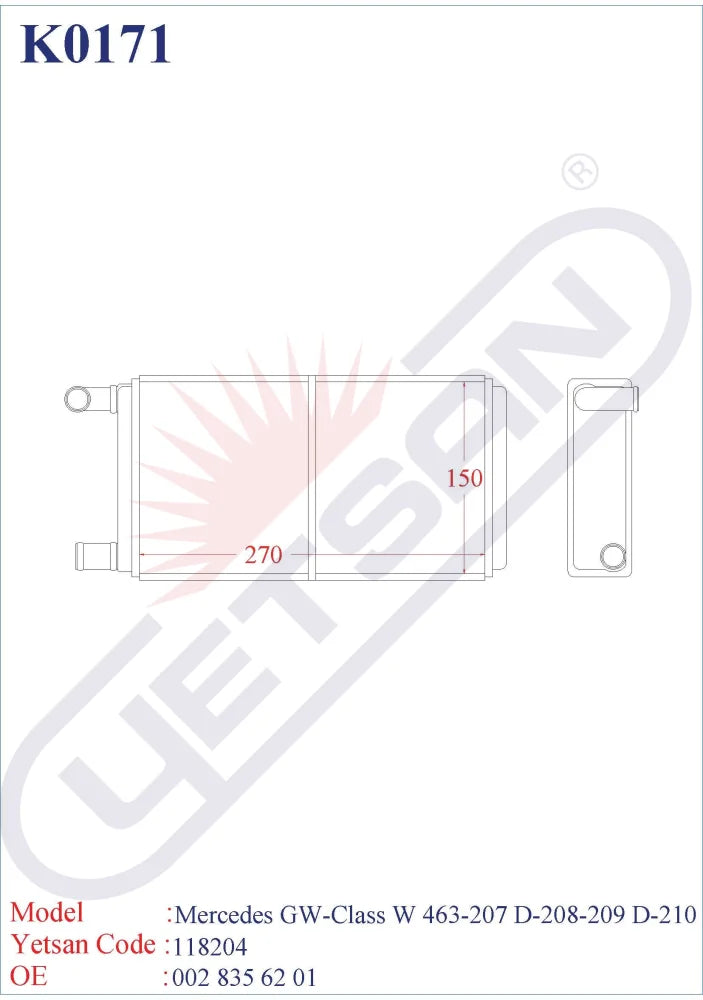 Mercedes Benz Gw - Class W 463 200 Ge / 230 250 Gd 300 350 T 500 G 270 Cdi 400 G500 207 D 2.4 209