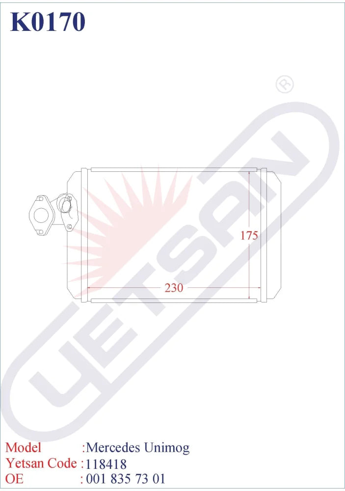 MERCEDES BENZ Unimog Yetsan Catalog