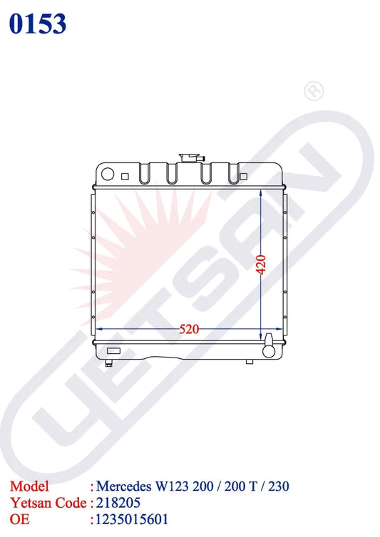 Mercedes Benz W123 200 / T 230 Ce E Te 280 D 240 Td