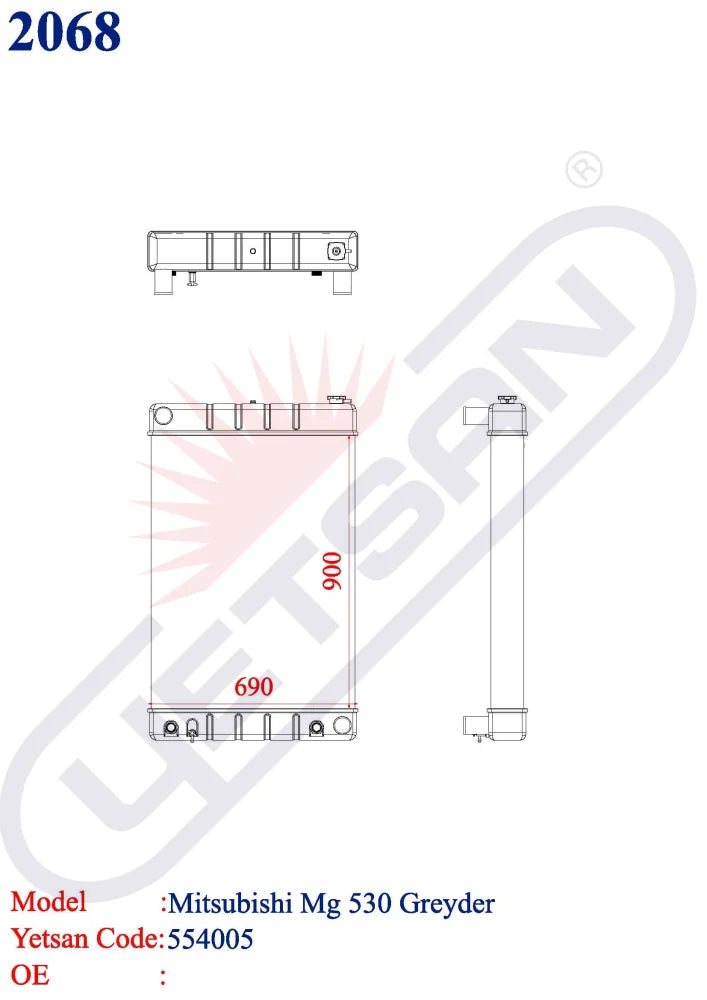 Mitsubishi Mg 530 Grader