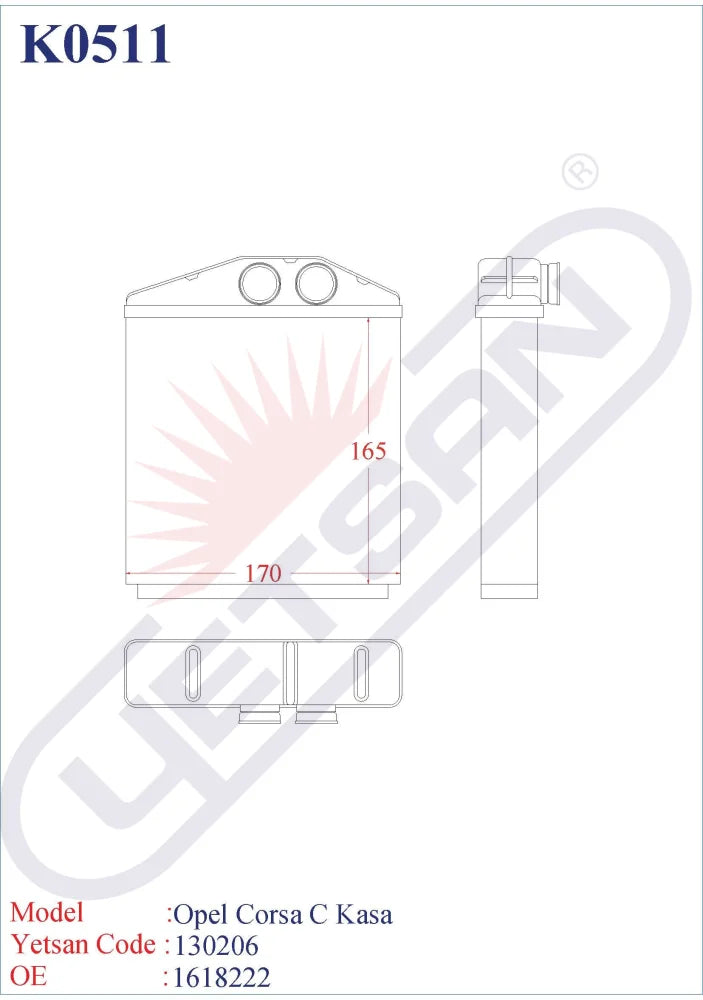 Opel Corsa C Chassis