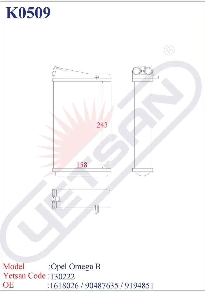 Opel Omega B Chassis