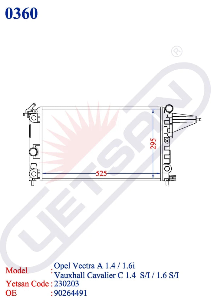 Opel Vectra A 1.4 / 1.6I