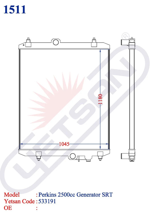 Perkins 2500Cc Generator Srt