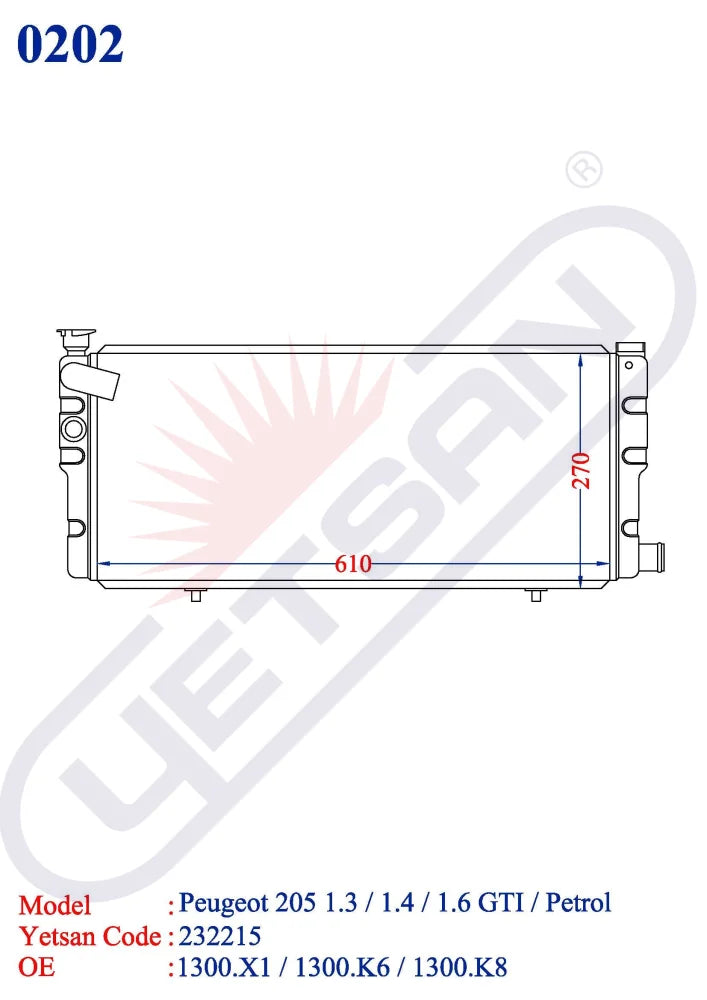 Peugot 205 Petrol 1.3 / 1.4 1.6 1.9 1.8 D Gti