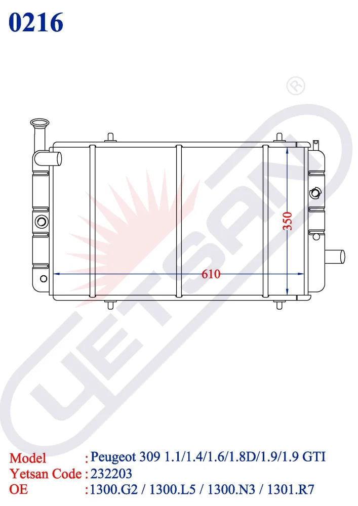 Peugot 309 1.1 / 1.4 1.6 1.8D 1.9 Gti