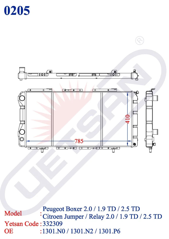 Peugot Boxer 2.0 / 1.9 Td 2.5