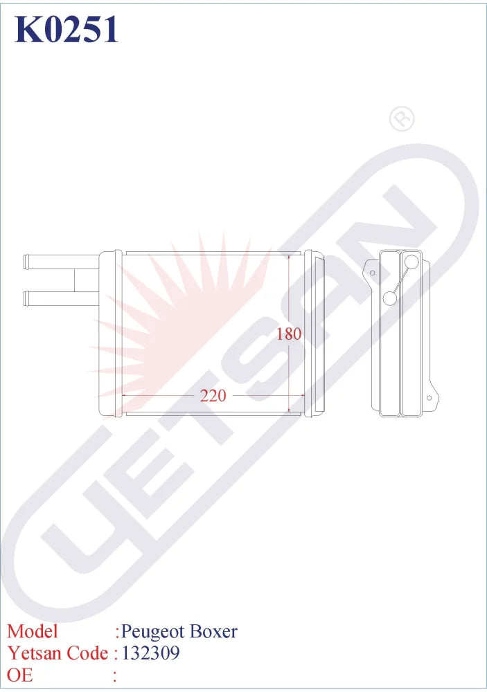 Peugot Light Van Boxer 2.0 / 1.9 D Td 2.5 2.8 Hdi