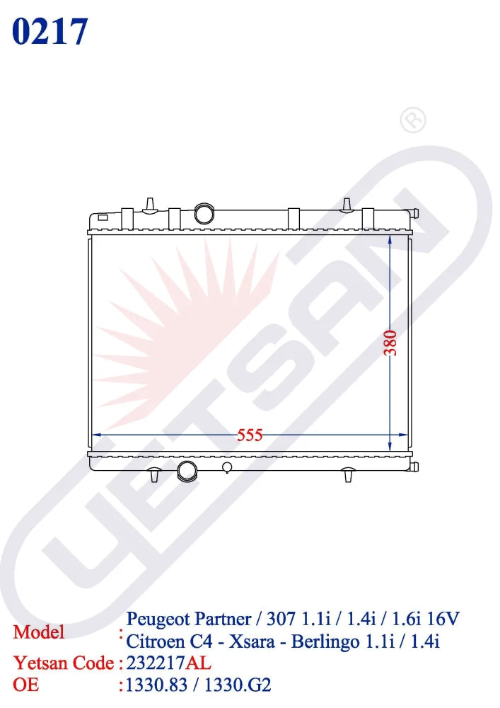 Peugot Partner - 307 1.1I / 1.4I 1.6I 16V