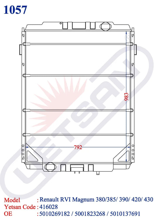 Renault Rvi Magnum 380 / 385 390 420 430 470 500 520