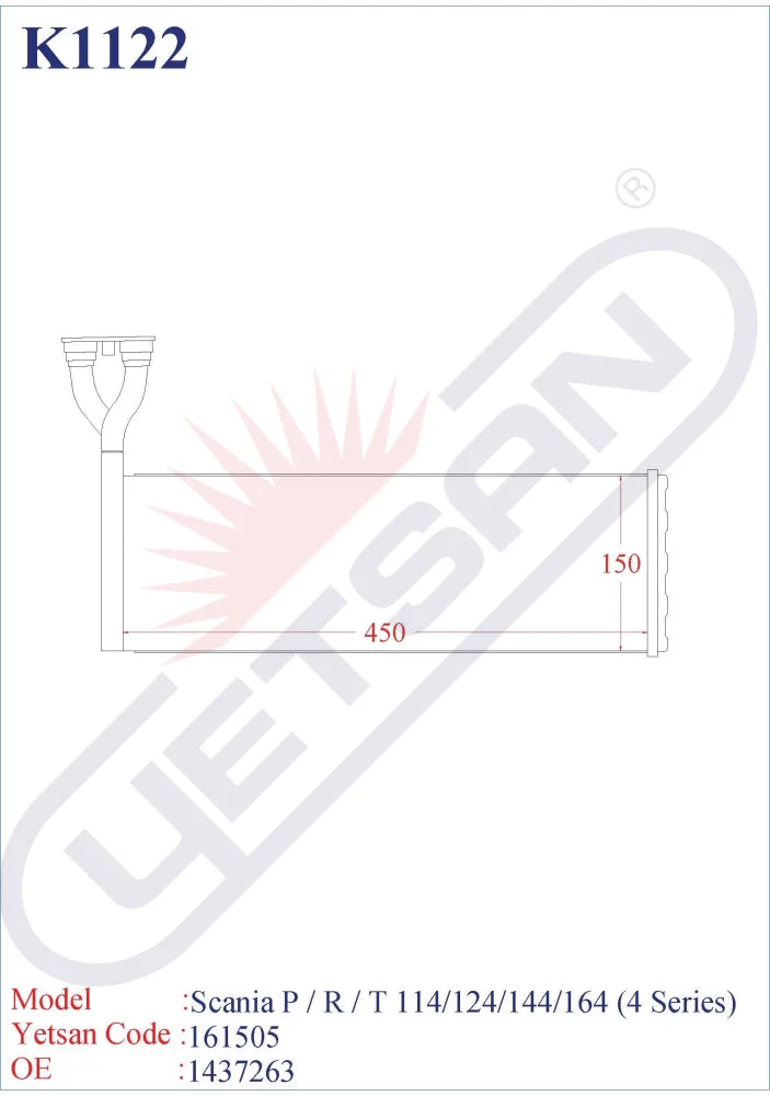 Scania P 114 / 124 144 94 R 164 T /144