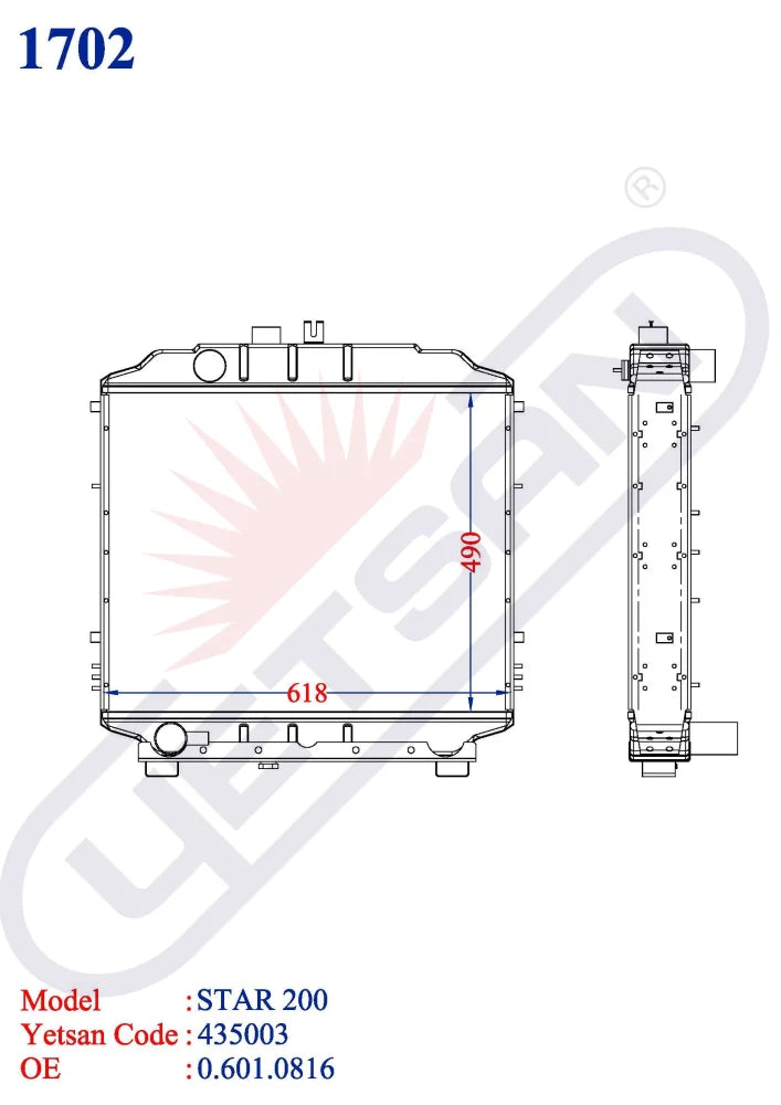 Star 200 Radiator