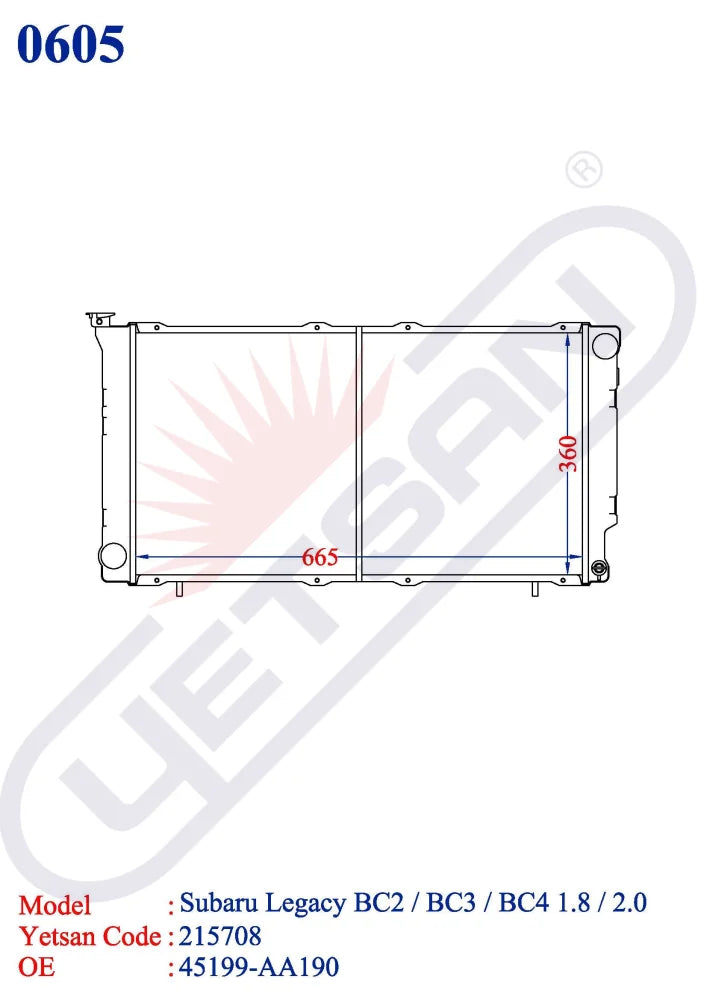 Subaru Legacy Bc2 / Bc3 Bc4 1.8 2.0