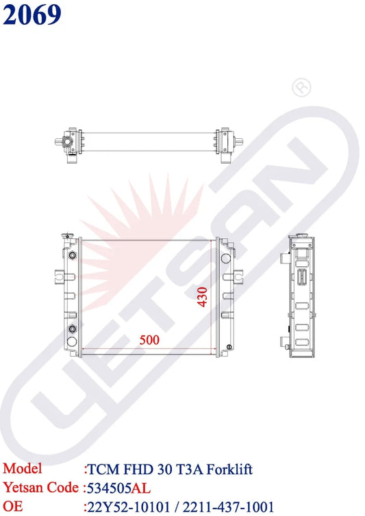 Tcm Fhd 30 T3A Forklift