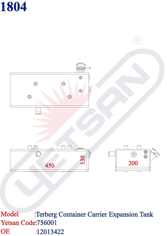 Terberg Container Carrier Expansion Tank