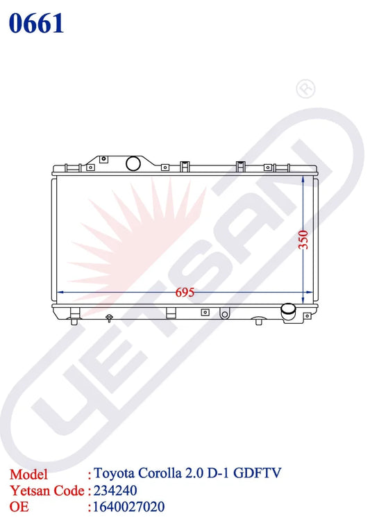 Toyota Corolla 2.0 D-1 Gdftv