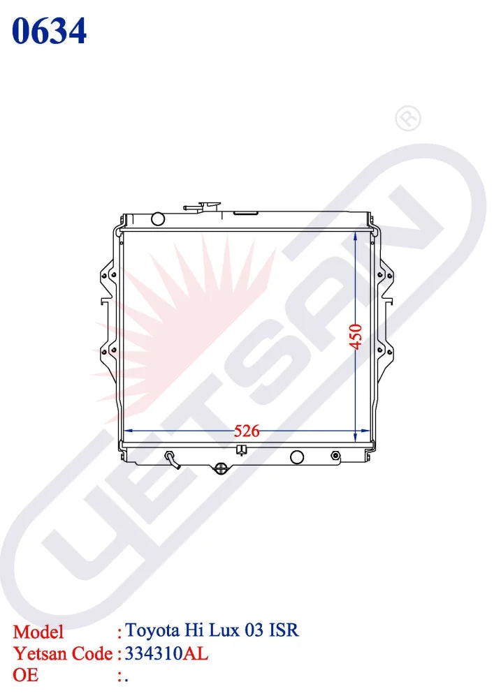 Toyota Hi Lux Pick-Up 03 Isr