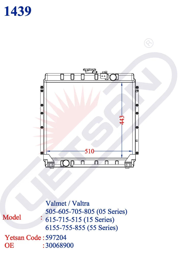 Valtra 505-605-705-805 (05 Series) 615-715-515 (15 6155-755-855 (55