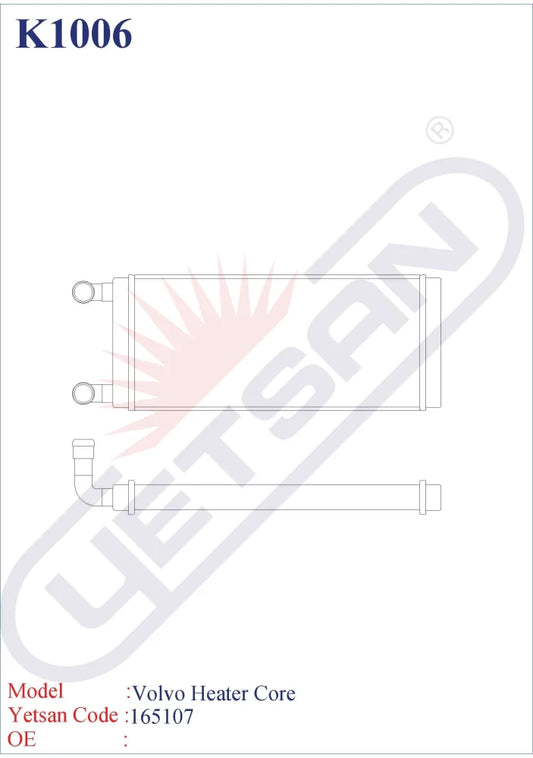 Volvo Heater Core
